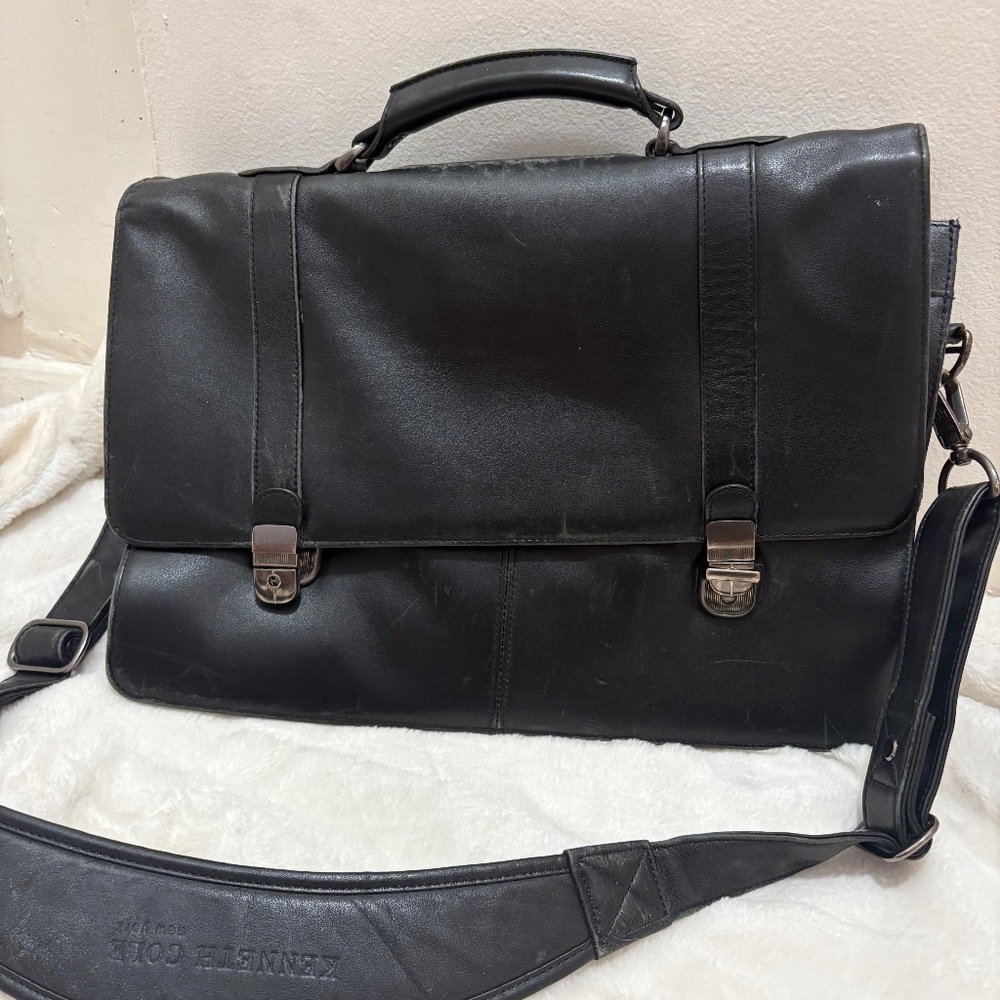 Vintage leather briefcase